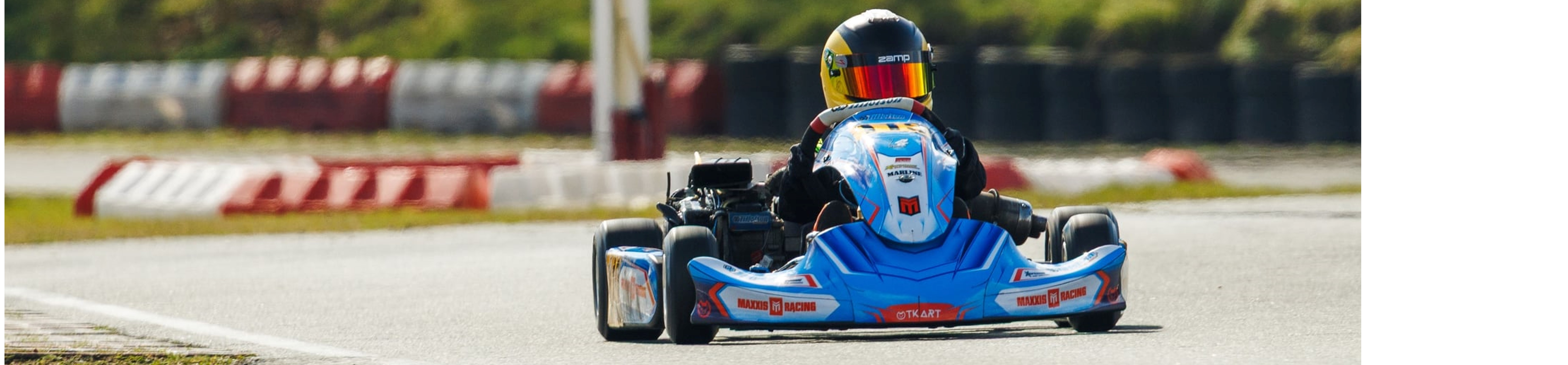 Noah driving T4 Mini on track